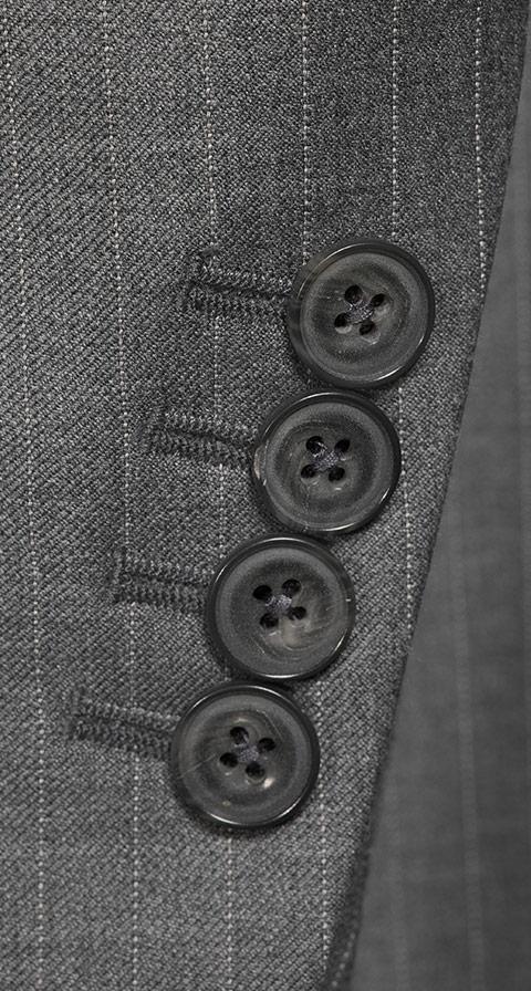 Vendetta Premium Grey Pinstripe Suit