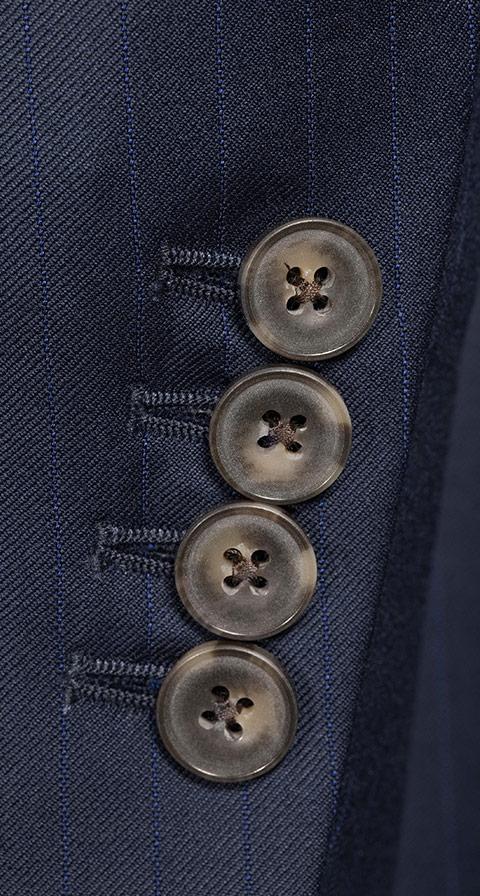 Vendetta Premium Navy Pinstripe Suit