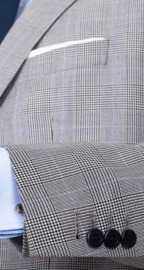 Grey Glen Check Suit