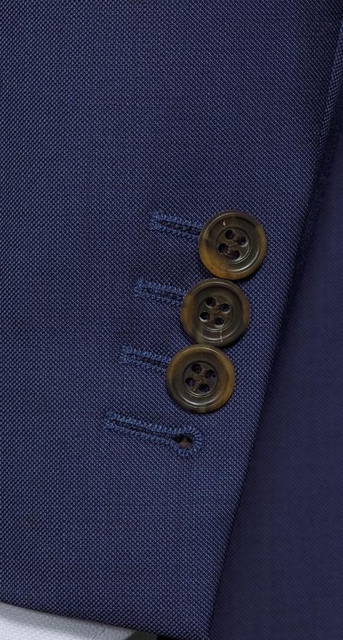 THE W. Suit in Intense Blue Pick & Pick Wool