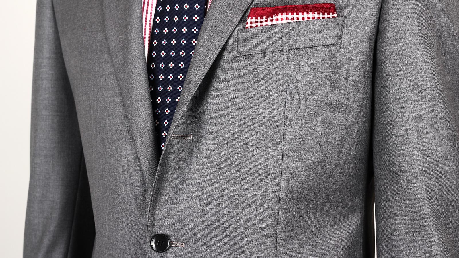 Premium Light Grey 3 Piece Suit - slider image 1
