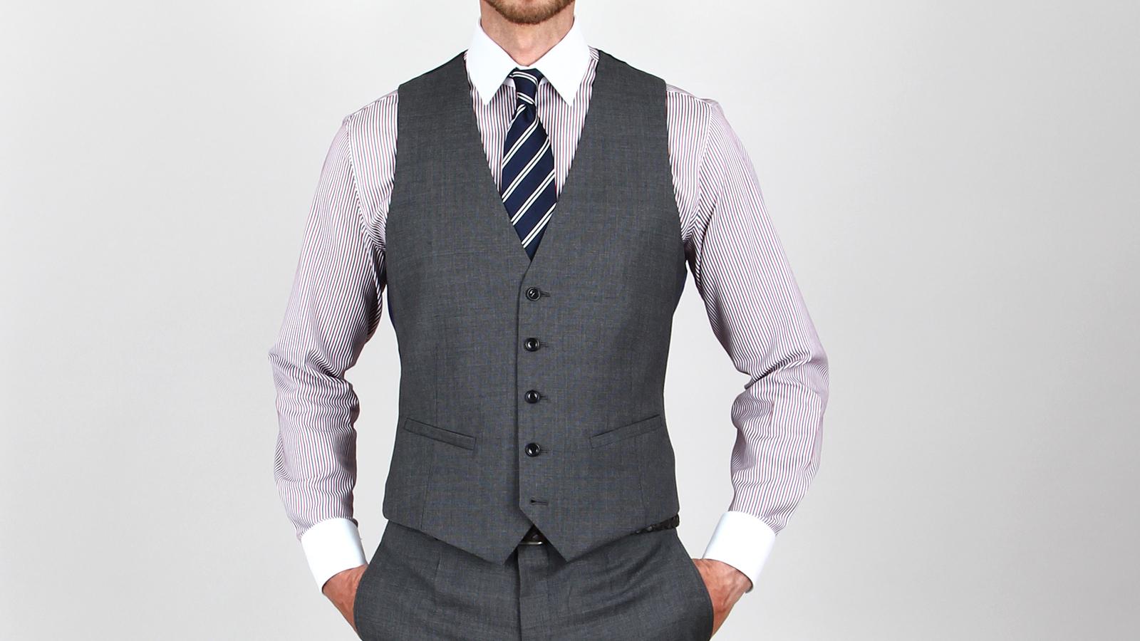 Grey Houndstooth Suit - slider image 3