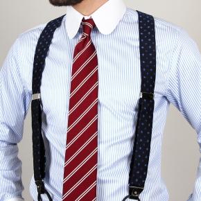 Light Blue Stripe Shirt in Two-Ply Cotton - 1