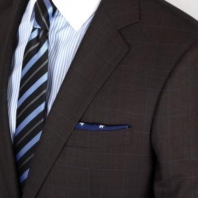 Vendetta Premium Brown Plaid Suit - 4