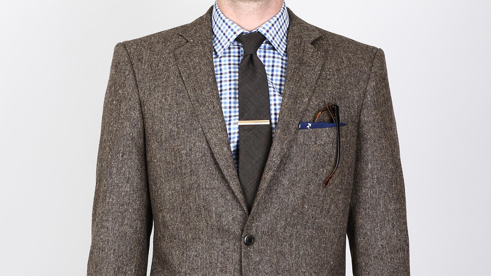 Natural Brown Tweed Suit - slider image 2