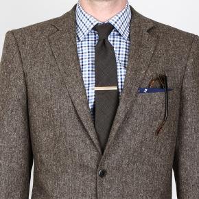 Natural Brown Tweed Suit - thumbnail image 2