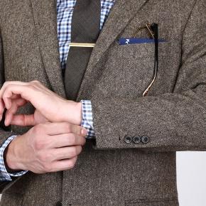 Natural Brown Tweed Suit - 2
