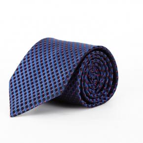 Blue & Black Patterned Tie - 0