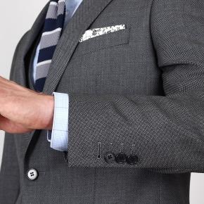 Grey Birdseye Suit - 2