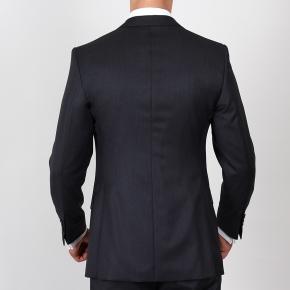 Premium Dark Grey Fine Herringbone Suit - 3