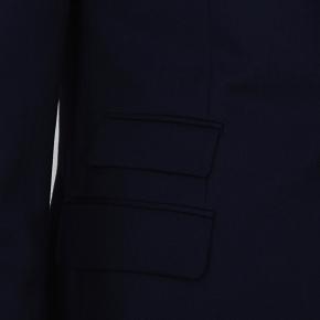 Navy Herringbone 3 Piece Suit - 3