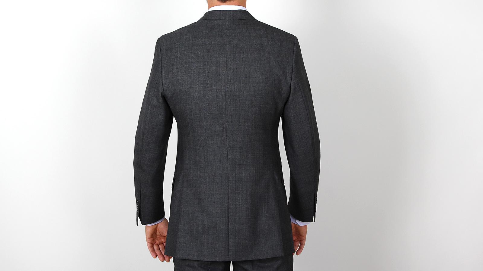Charcoal Plaid Suit in English Wool - slider image 4