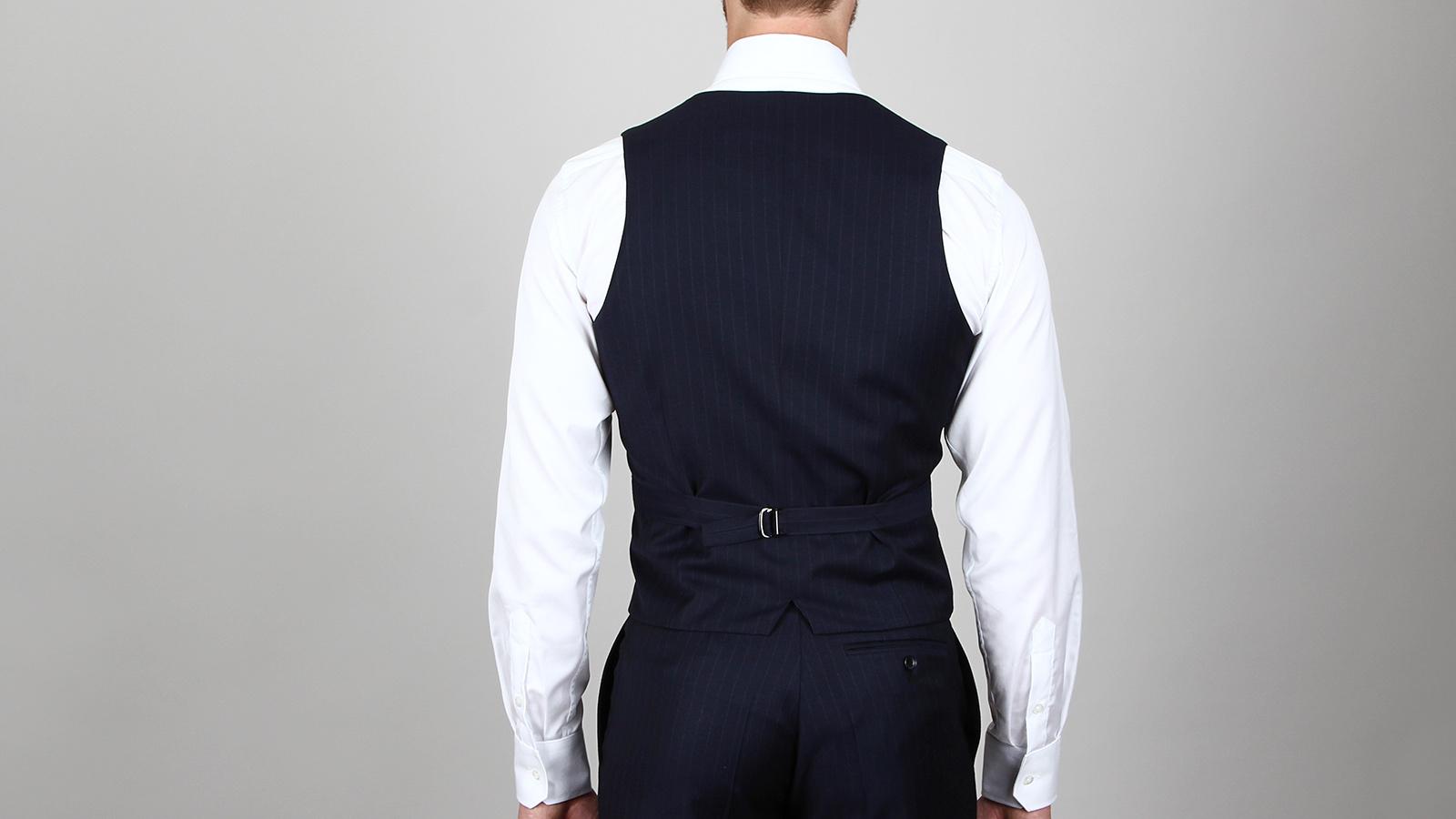 Essential Navy Pinstripe 3 Piece Suit - slider image 4