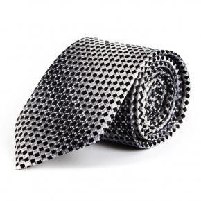 Grey and Black Shapes Rayon - 0