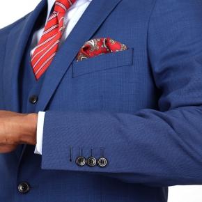 Premium Sky Blue 3 Piece Suit - thumbnail image 1