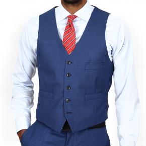 Premium Sky Blue 3 Piece Suit - thumbnail image 3