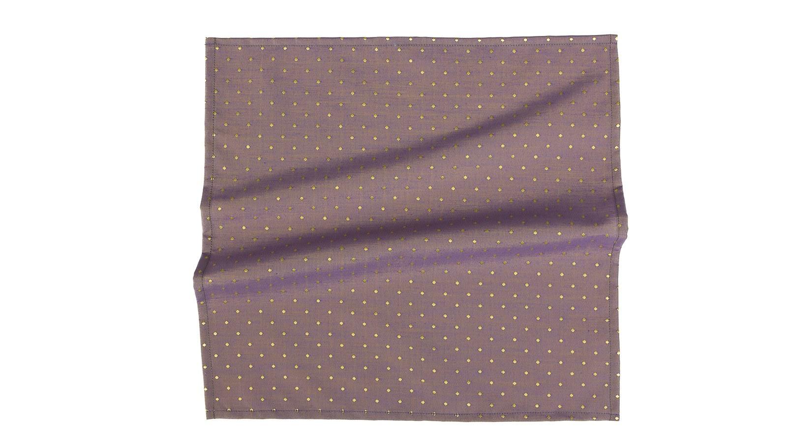 Light Purple Dotted Pocket Square - slider image 