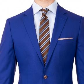 Royal Blue Suit in Summer Wool - thumbnail image 2