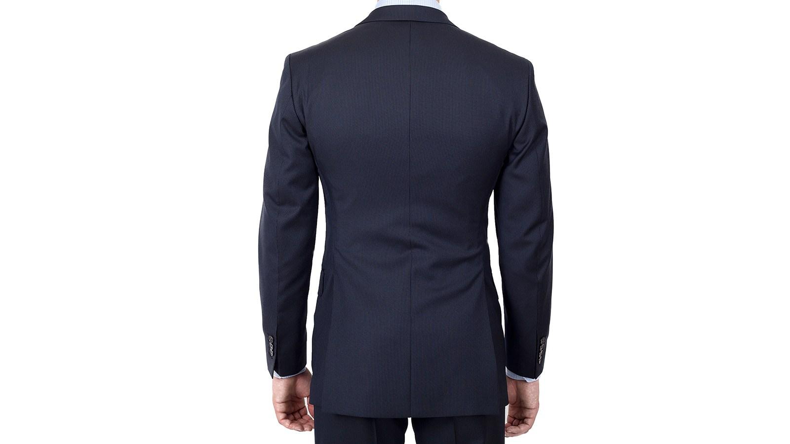 Micro Pinstripe Navy Suit - slider image 3
