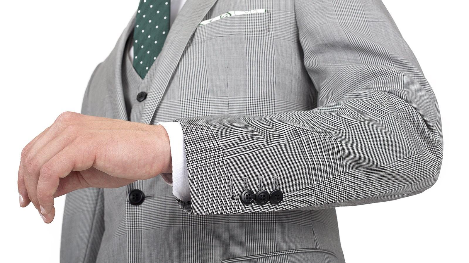 Grey Glen Plaid Suit - slider image 1