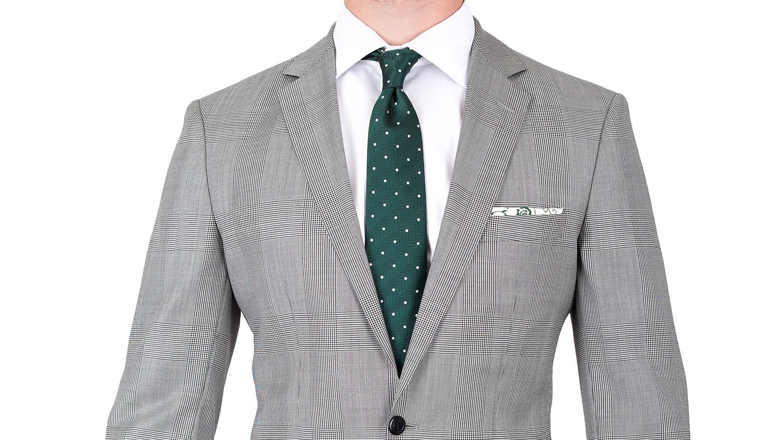 Grey Glen Plaid Suit - slider image 2