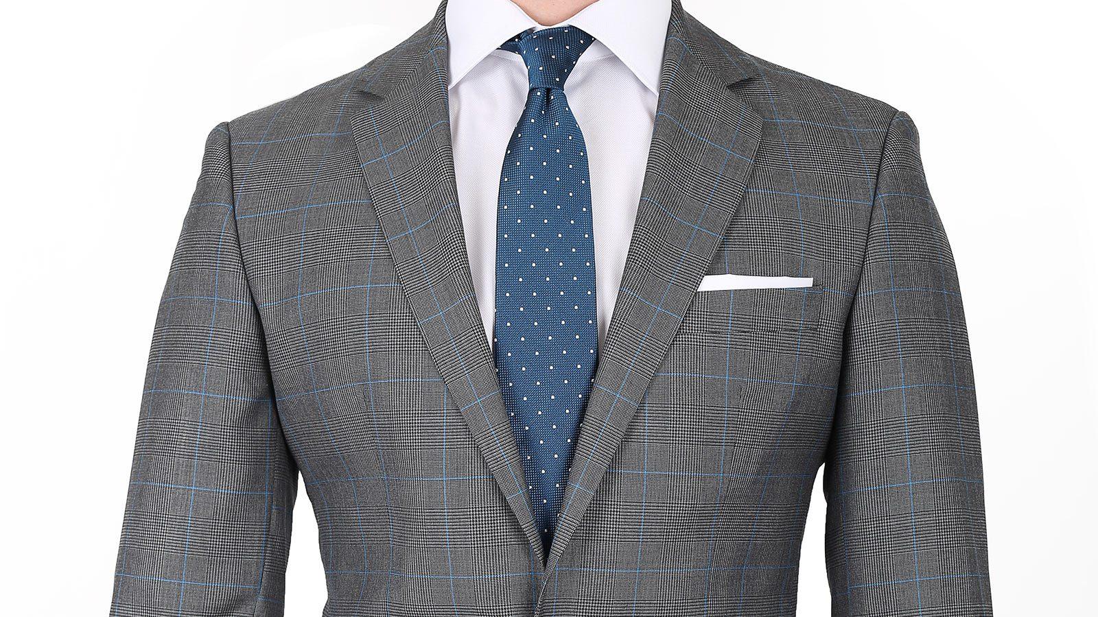 Vendetta Grey Plaid Blazer - Oliver Wicks