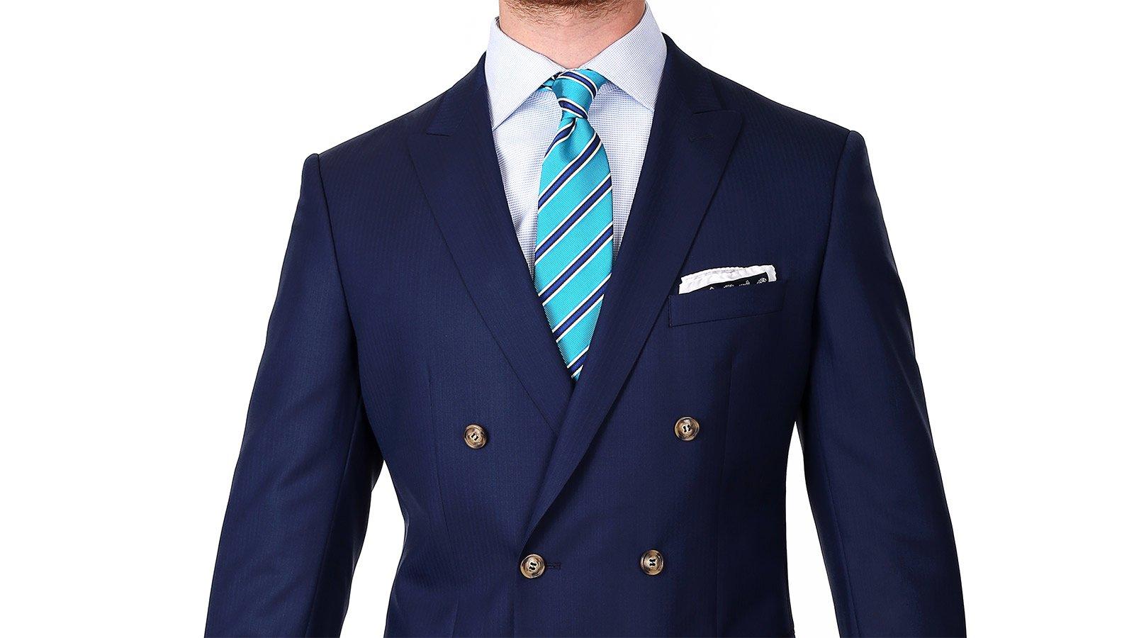 Premium Intense Blue 150s Suit - slider image 1