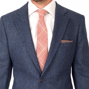 Blue Donegal Tweed Suit