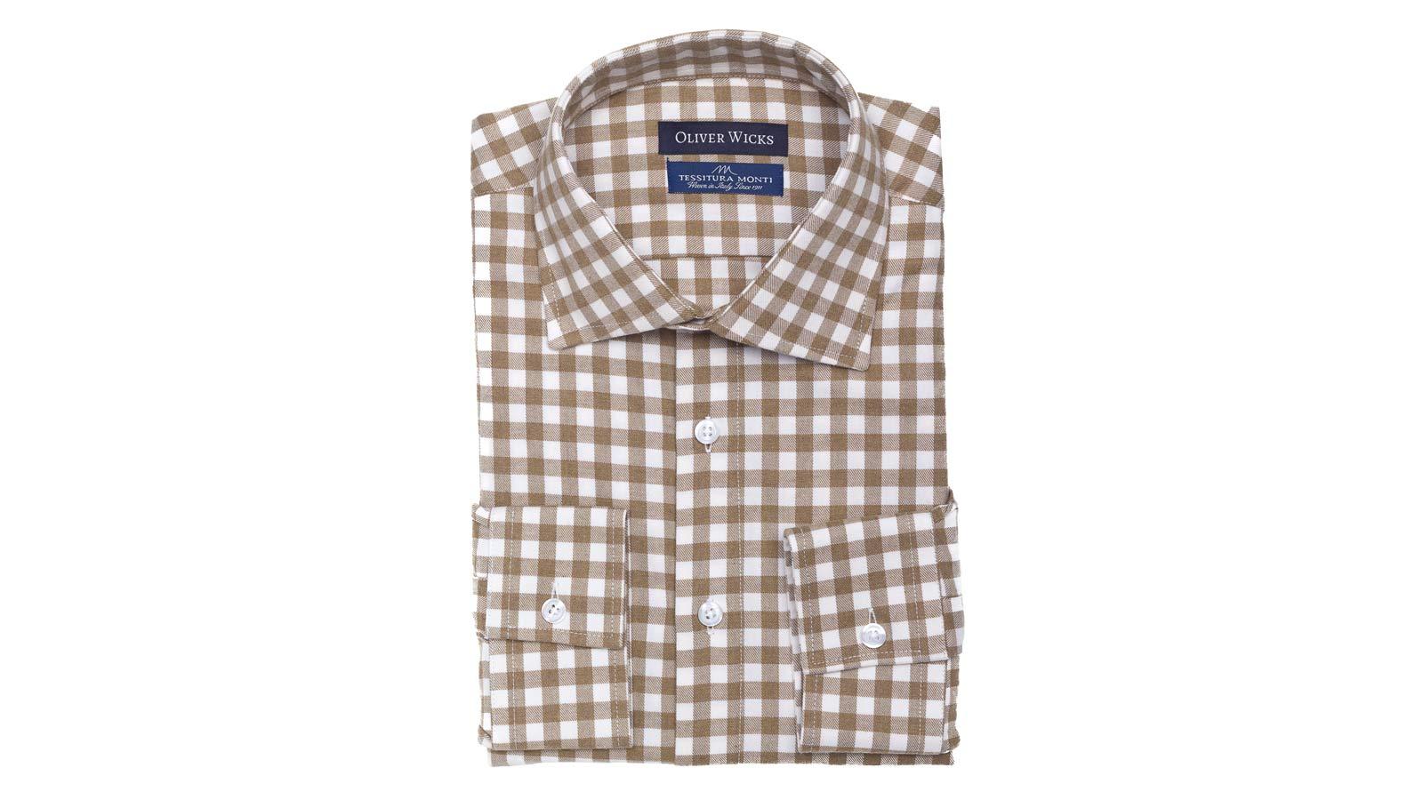 Brown Check Flannel Shirt - slider image 