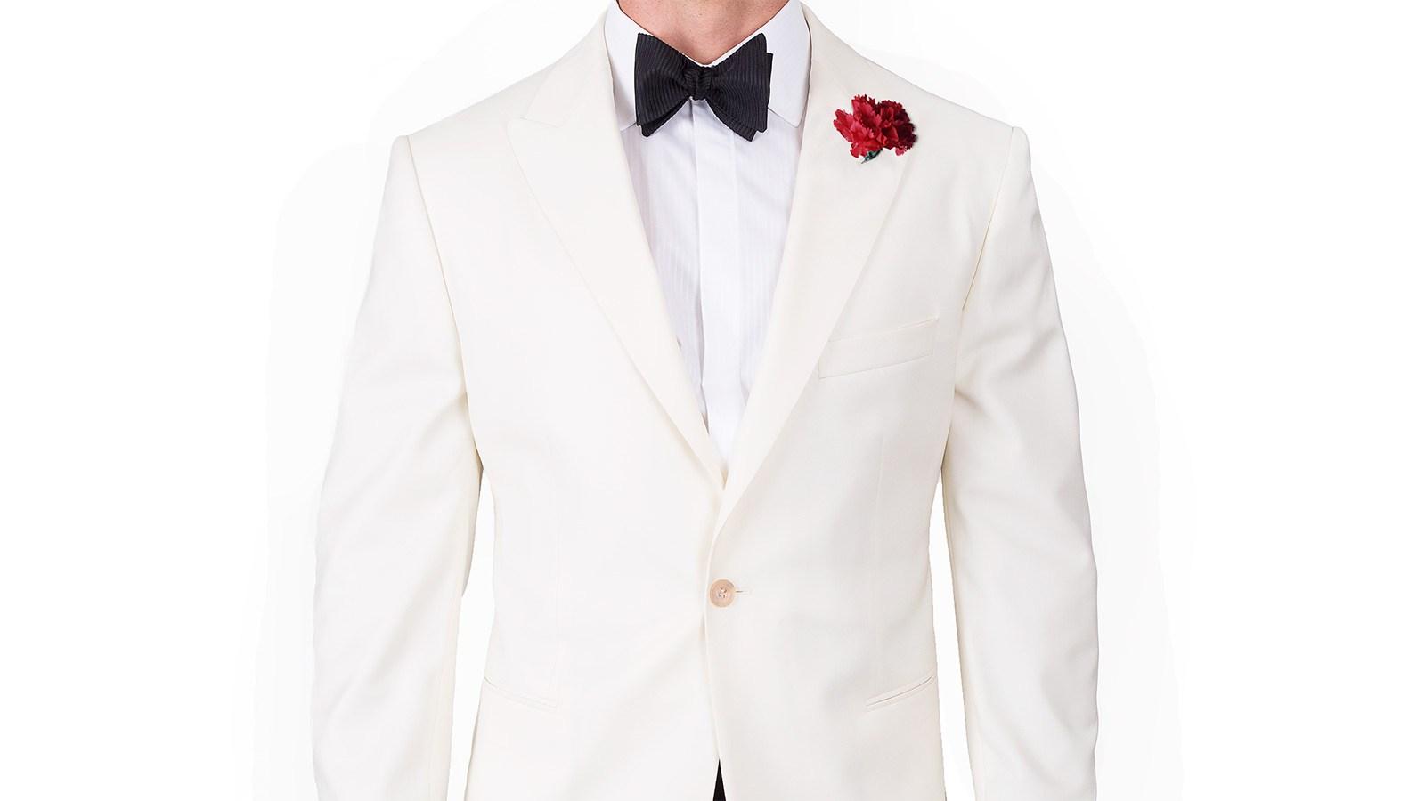 Ivory Dinner Jacket & Dress Pants - slider image 2