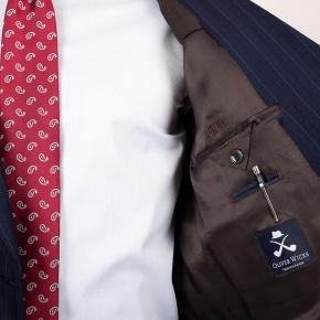 Premium Blue Stripe Blue Suit - 3