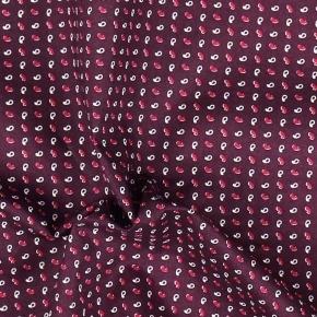 Burgundy Cotton Pocket Square - 0