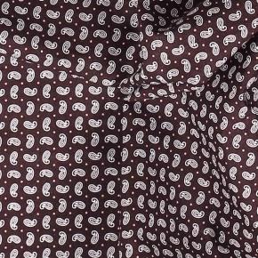 Brown Cotton Pocket Square - 0