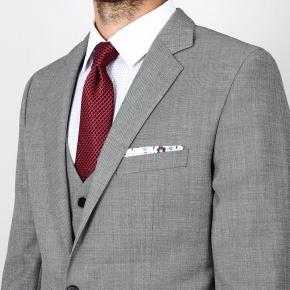 Light Grey Pick & Pick Suit - thumbnail image 1