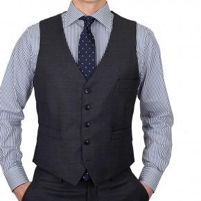 Premium Charcoal Plaid 3 Piece Suit - thumbnail image 3