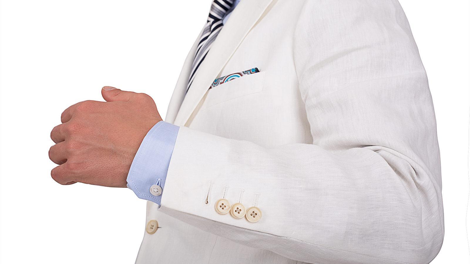 Off-White Linen Suit - slider image 