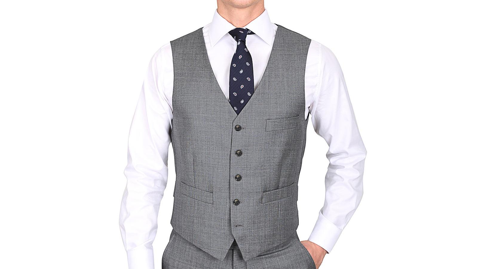 Grey Pick & Pick 3 Piece Suit - slider image 4