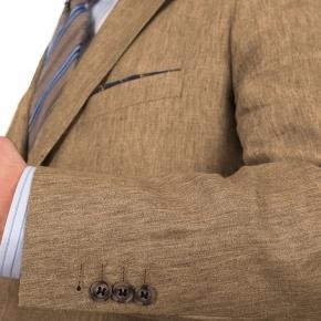 Khaki Linen Suit - thumbnail image 1