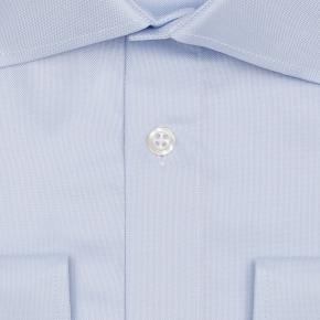 Light Blue Broadcloth Cotton Shirt - thumbnail image 1