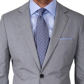 Light Grey Cotton 3 Piece Suit - thumbnail image 2