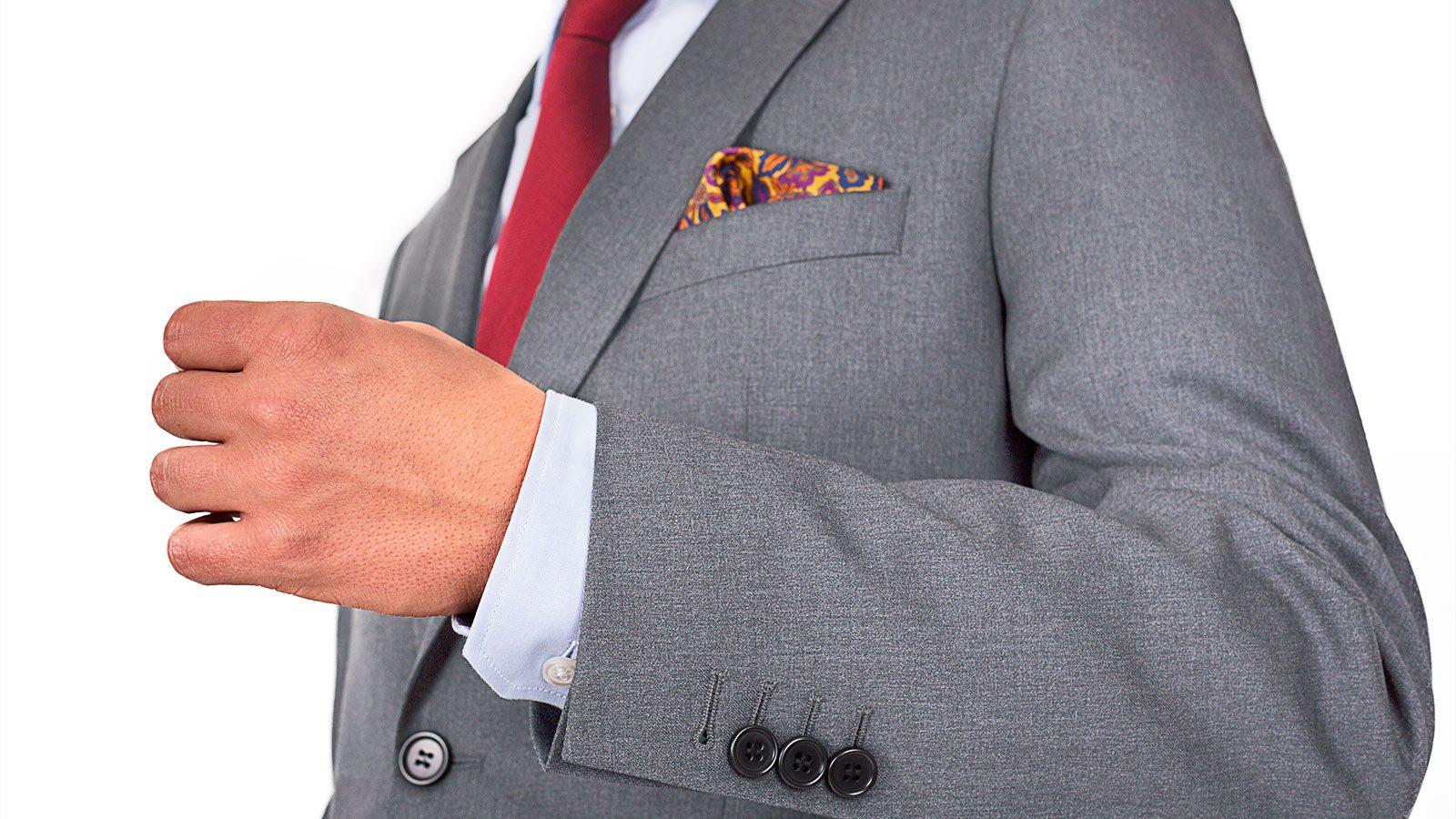 Premium Light Grey Suit - slider image 1