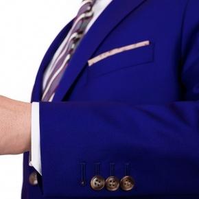 Royal Blue Twill Suit - thumbnail image 1