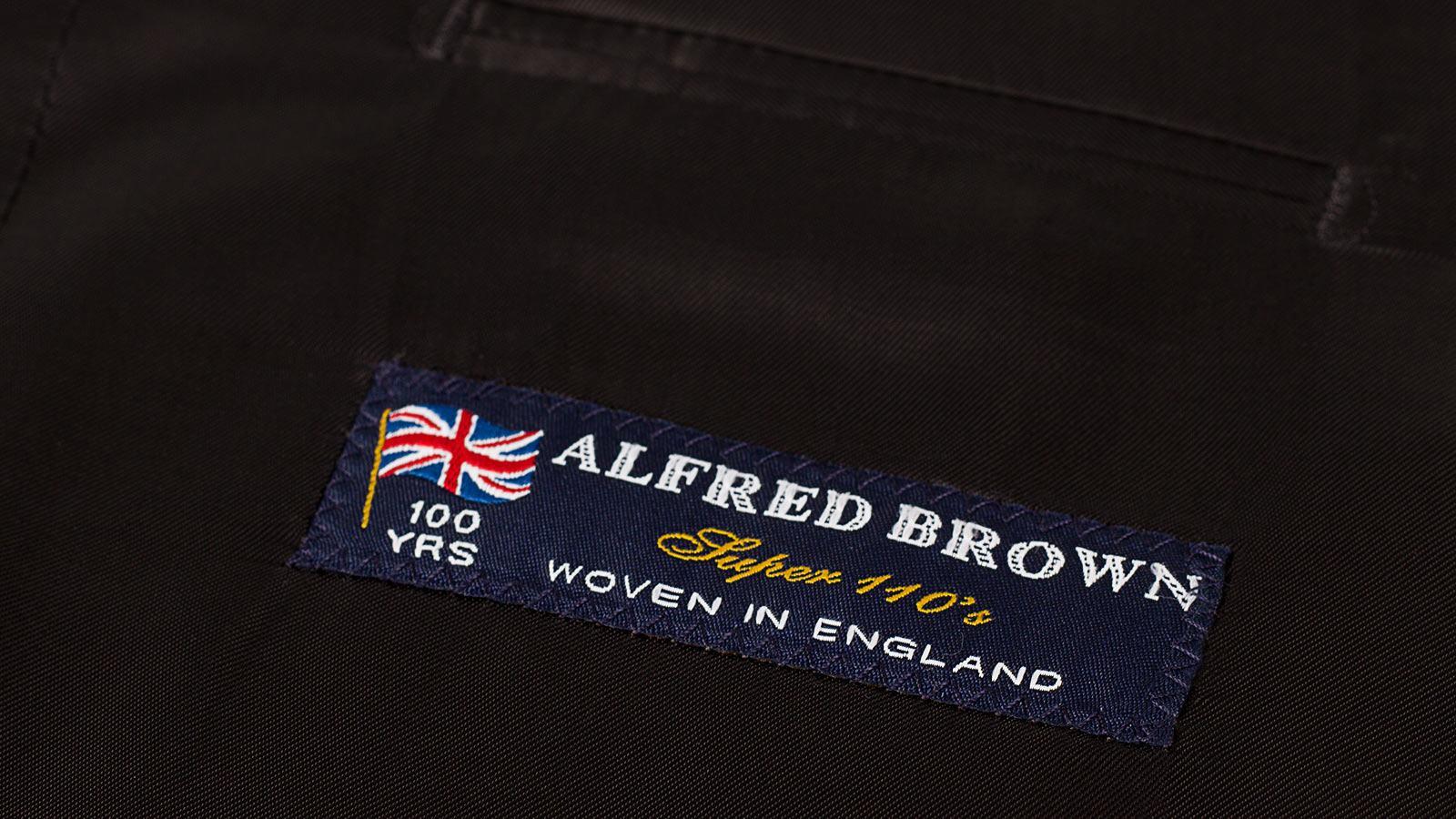 Navy Sharkskin Suit - slider image 3