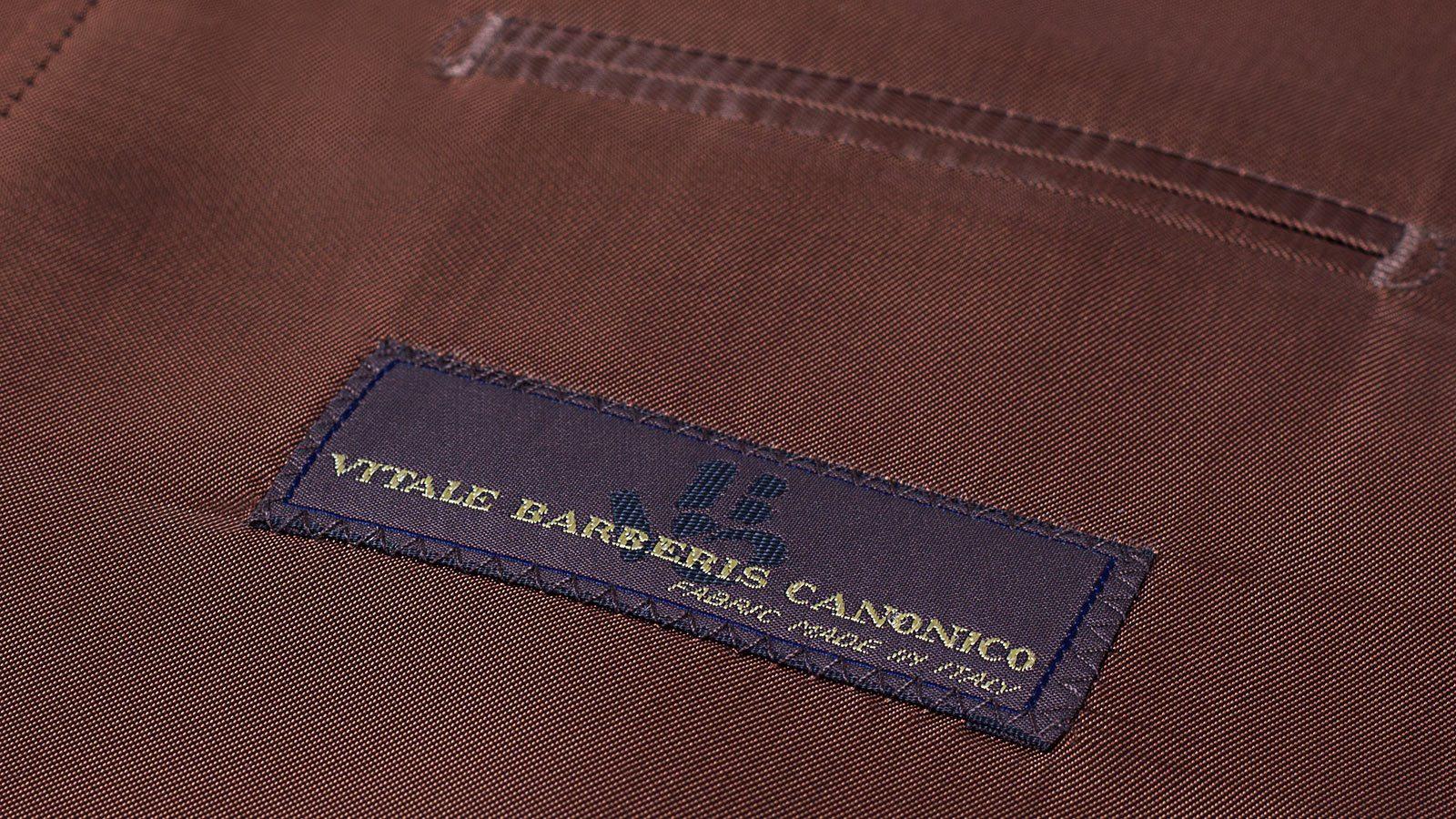 Premium Bronze Brown Wool & Silk Suit - slider image 3