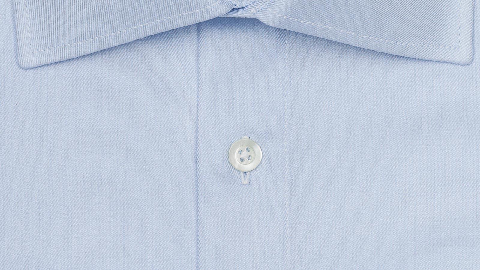 Light Blue Cotton Twill Shirt - slider image 