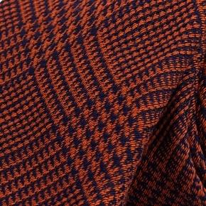 Copper Wool & Silk Check Tie - 0