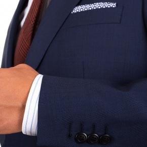 Vendetta Premium Navy Plaid Suit - thumbnail image 1