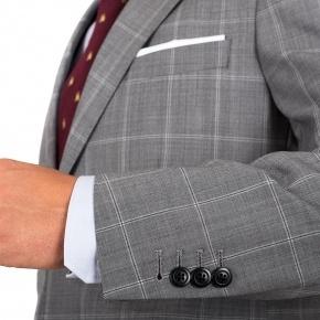 Vendetta Premium Grey Check Suit - 0