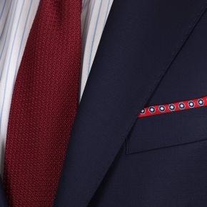 Navy Natural Stretch Wool Suit - thumbnail image 2