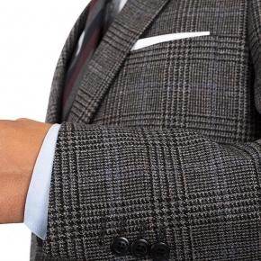 Grey Plaid Wool & Cashmere Blazer - 0
